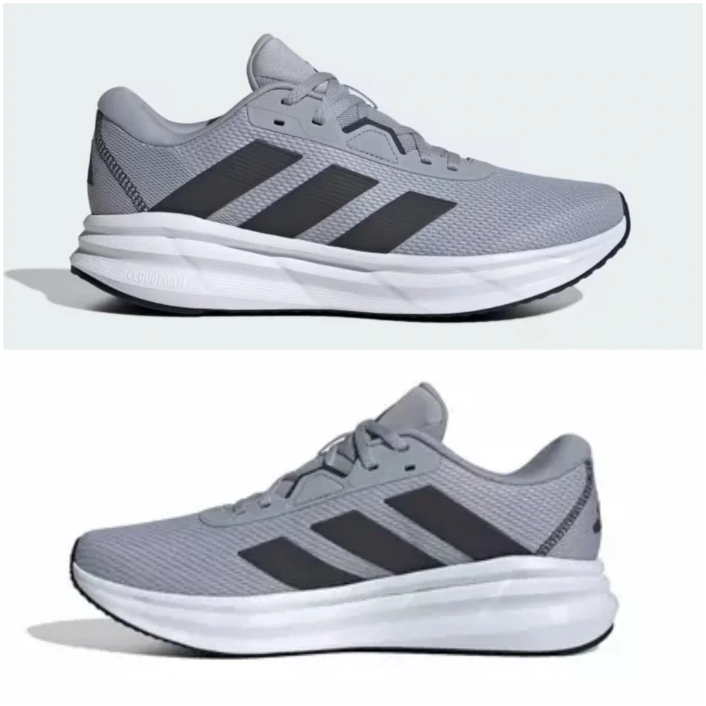 Adidas Galaxy 7 Men's Running Shoes Halo Gray Black Size 12 Cloudfoam ID8754